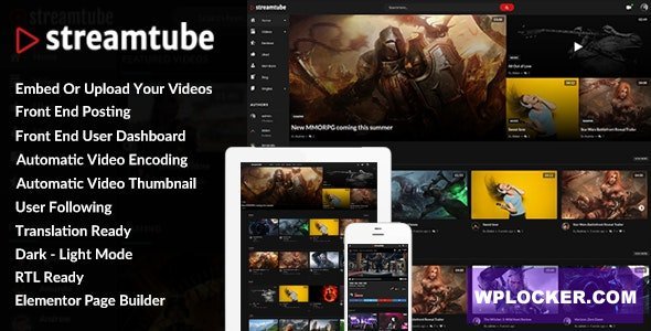 StreamTube v4.15: منصتك المتكاملة لبناء موقع مشاركة فيديوهات احترافي