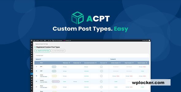 قوة لا محدودة لووردبريس: اكتشف Advanced Custom Post Types v2.0.47