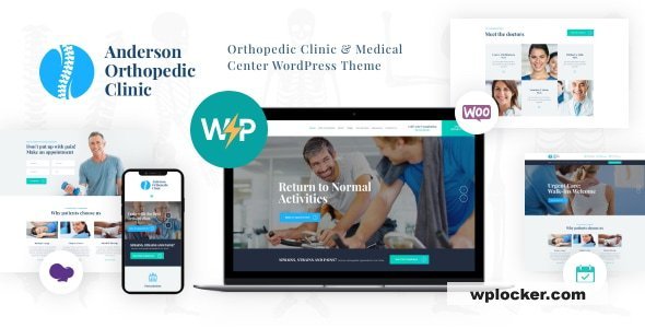 Anderson v1.4.4: القالب الأمثل لعيادات العظام والمراكز الطبية الحديثة