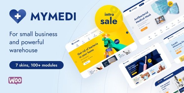 MyMedi: قالب ووردبريس WooCommerce الأول لمتجرك الإلكتروني المتكامل